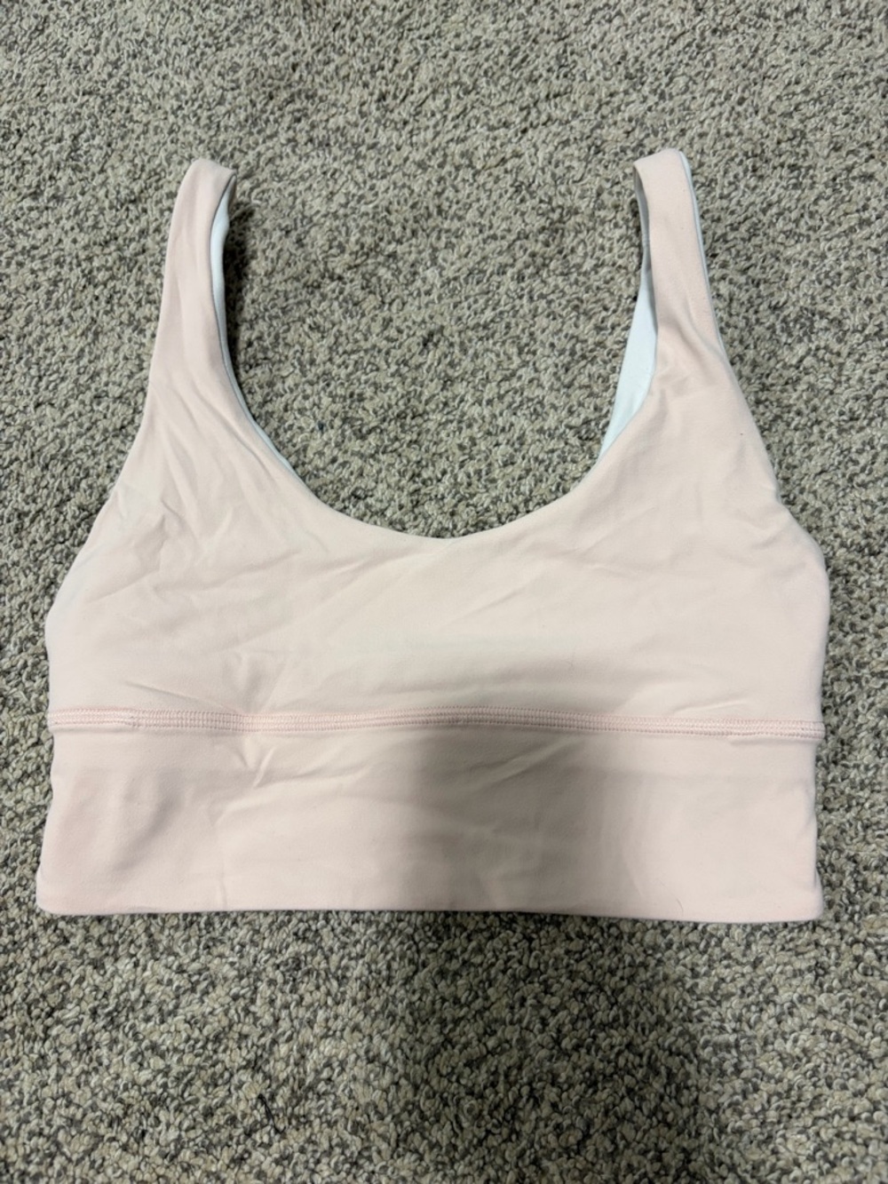 lululemon athletica align reversible Scoop Bralette in Pale Pink